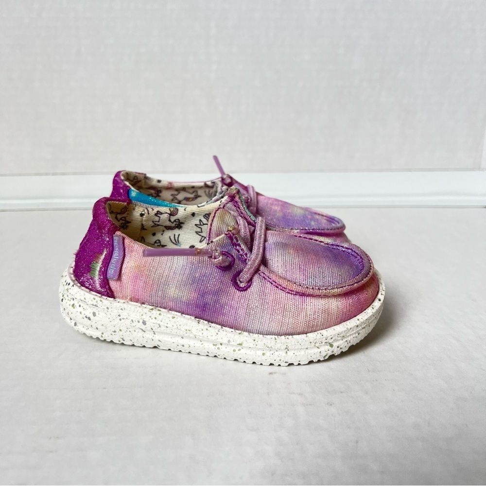 Hey Dude Toddler Wendy Dreamer Sparkle Toddler Loafers | Kids Slip on Shoes Todd